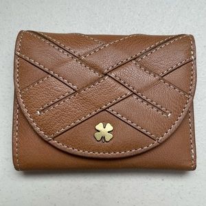 Lucky Brand tan leather tri-fold wallet, gently used